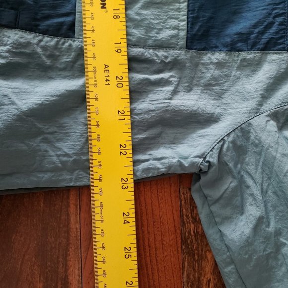 Air Jordan Wings 1/2 zip SAMPLE 🔥 Windwear Jacket Men Medium Teal Green/Indigo - Picture 7 of 10